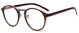 Fashion Transparent round glasses