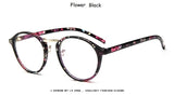 Fashion Transparent round glasses