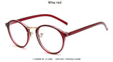 Fashion Transparent round glasses