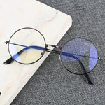 Vintage Round Metal Frame  Personality College Style Glasses