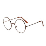 Vintage Round Metal Frame  Personality College Style Glasses
