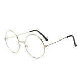 Vintage Round Metal Frame  Personality College Style Glasses