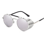 Retro Round Steampunk Sunglasses