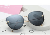 TOYEARN 2019 New Luxury Italy Brand Designer Lady Cat Eye Sunglasses