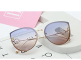 TOYEARN 2019 New Luxury Italy Brand Designer Lady Cat Eye Sunglasses