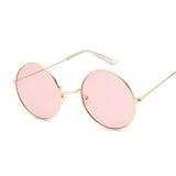 2019 Retro Round Pink Sunglasses