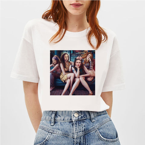 Ladies Spoof Famous Painting T Shirt