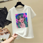 Fashion girl cute print T-Shirt