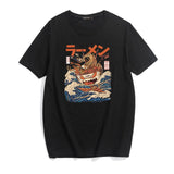 Japanese sushi art cartoon printing T-Shirt