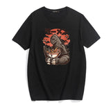 Japanese sushi art cartoon printing T-Shirt