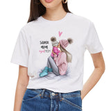 Super Mom and Boy T Shirt