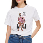 Super Mom and Boy T Shirt