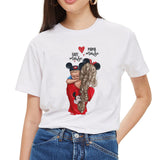 Super Mom and Boy T Shirt