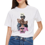Super Mom and Boy T Shirt