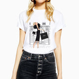 Elegant Shopaholic Ladies T Shirt
