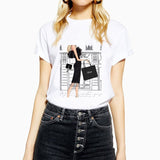 Elegant Shopaholic Ladies T Shirt