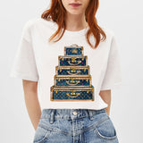 Luxury Trunk Hand-drawn Art T Shirt
