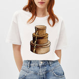 Lady Hand-drawing T Shirt