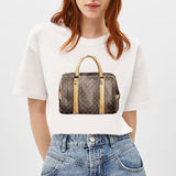 Lady Hand-drawing T Shirt