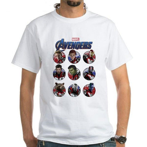 Avengers Endgame Superheros Prints T-shirt